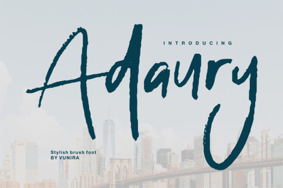 Adaury: A Charming Handwritten Font for Crafters