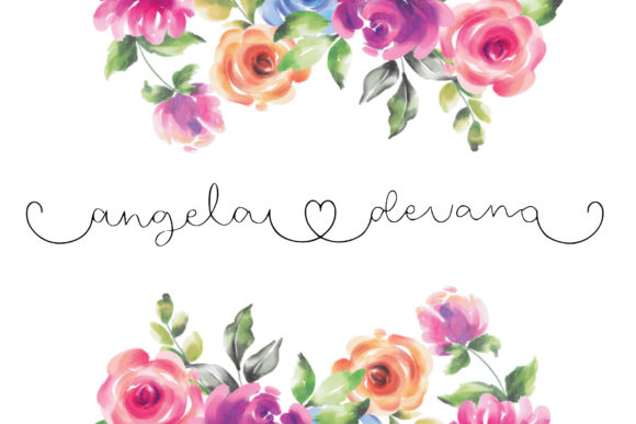 Angela Devano: A Handwritten Font for Creative Web Design