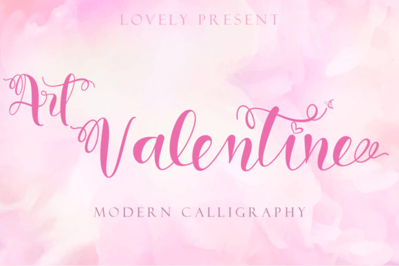 Art Valentine: A Charming Handwritten Font for Makers