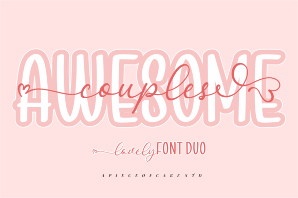 Awesome Couples: The Handwritten Duo Font for Impactful Branding