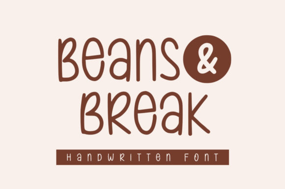 Beans Break: A Charming Handwritten Font for Editorial Design