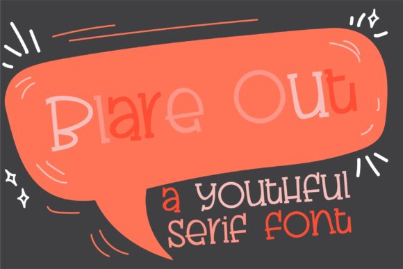 Blare Out: A Chic Handwritten Font for Creative Campaigns