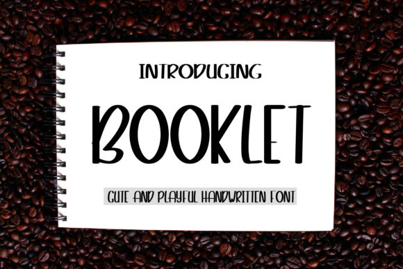 Booklet: A Charming Handwritten Font for Creative Projects
