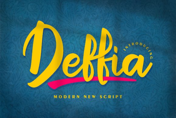 Deffia: A Handwritten Font for Elegant Web Design