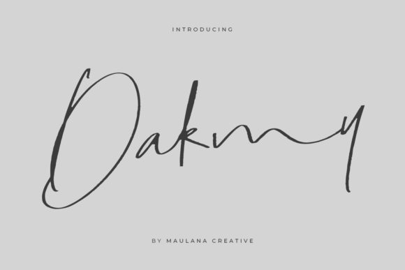 Discover Dakmy: The Perfect Handwritten Font for Editorial Design