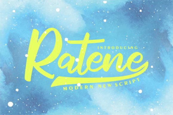 Discover Ratene: A Charming Handwritten Font for Web Design