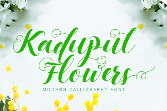 Elevate Your Brand with Kadupul Flowers Font
