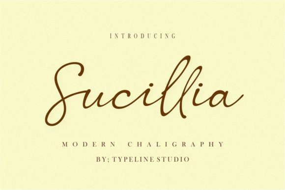Elevate Your Campaigns with Sucillia: A Refined Script Font
