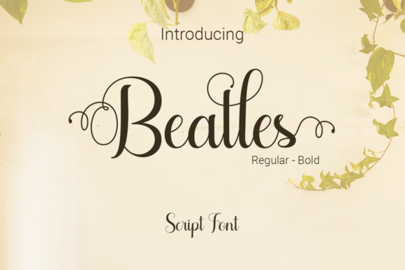 Enhance Your Brand with Beatles: A Handwritten Font