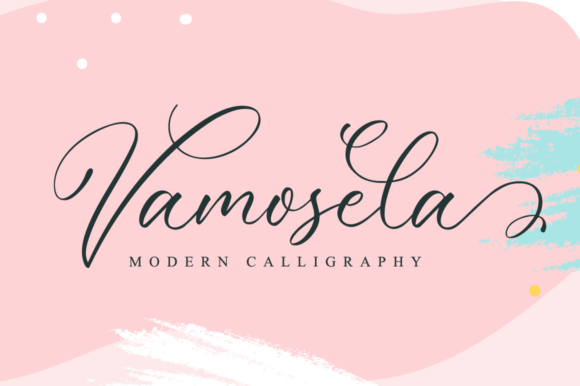 Enhance Your Brand with Vamosela: A Premium Script Font