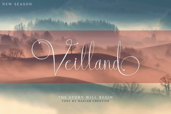 Enhance Your Brand with Veilland: A Delicate Script Font