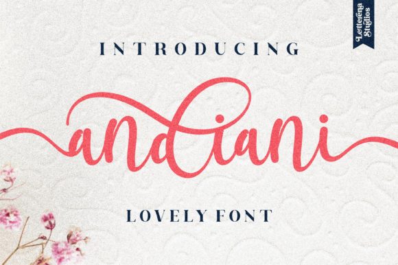Enhance Your Campaigns with Andiani: A Radiant Script Font