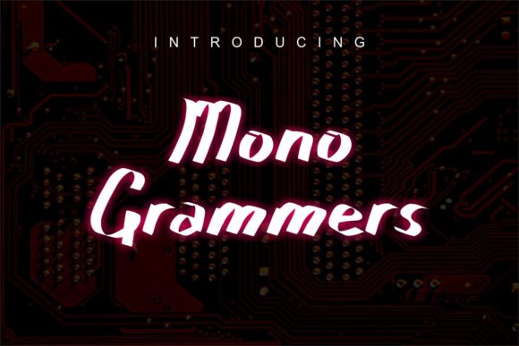 Enhance Your Editorial Design with Mono Grammers Font