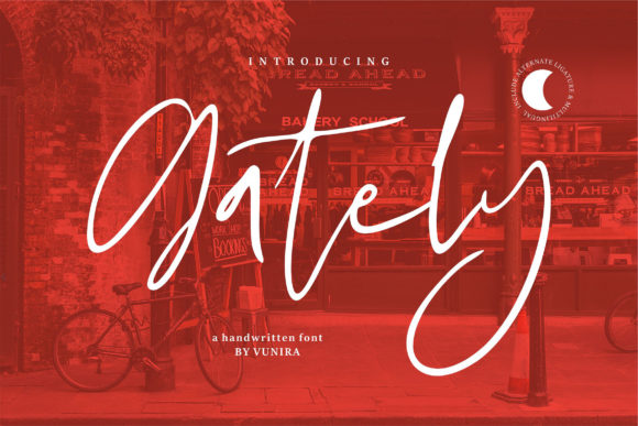 Gately: A Handwritten Font for Elegant Craft Projects