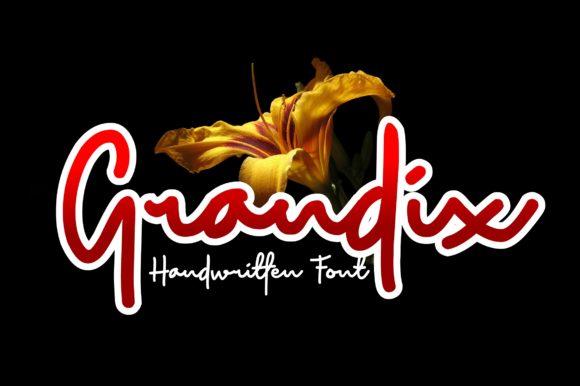 Grandix: A Charming Handwritten Font for Creative Projects