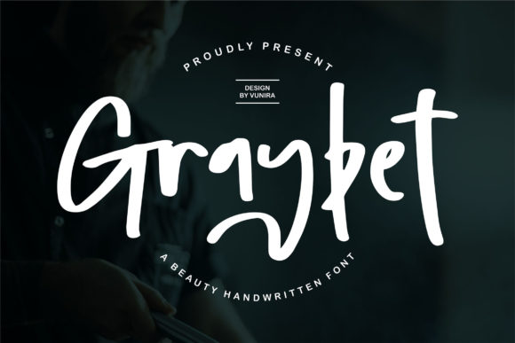 Graybet: A Stylish Handwritten Font for Editorial Design