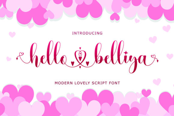 Hello Belliya: A Romantic Handwritten Font for Web Design