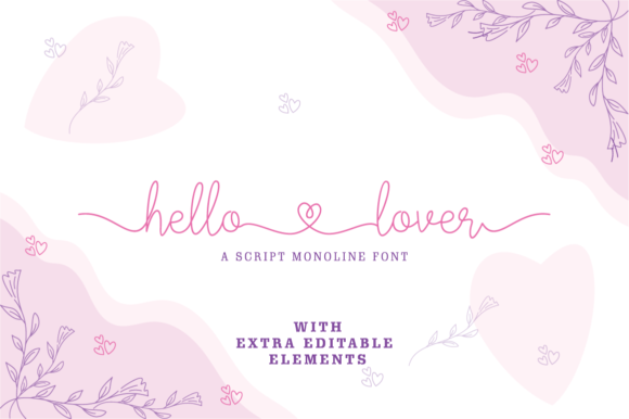 Hello Lover: A Graceful Script Font for Elegant Web Design