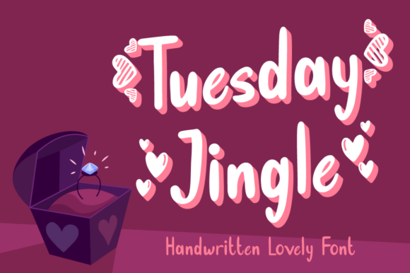 Introducing Tuesday Jingle: A Charming Handwritten Font
