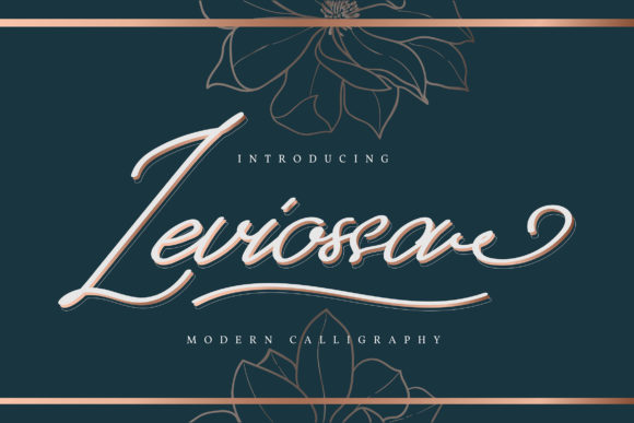 Leviossa: A Handwritten Font for Enchanting Editorial Design