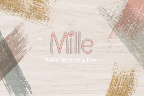 Mille: A Handwritten Font for Captivating Campaigns