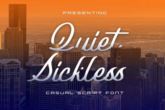 Quiet Sickless: A Delicate Font for Handmade Creations