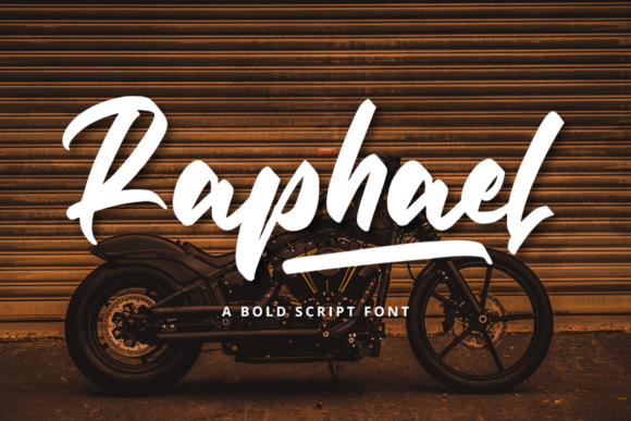 Raphael: A Bold Script Font for Creative Web Design