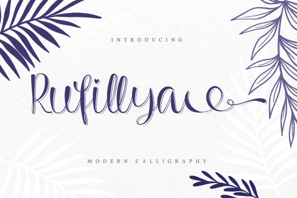 Rufillya: A Charming Handwritten Font for Elegant Editorial Design