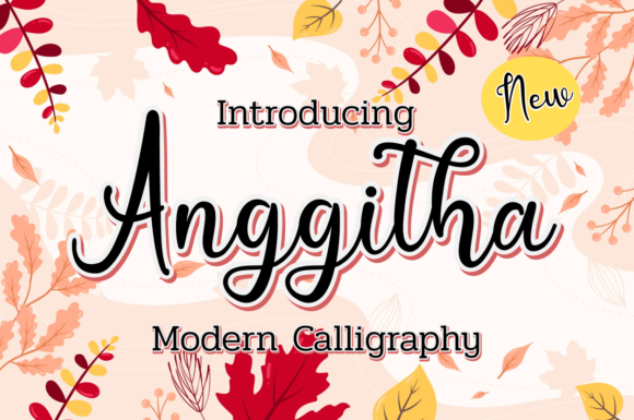 Transform Your Brand with Anggitha: A Fresh Modern Script