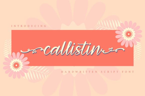 Transform Your Brand with Callistin: A Versatile Handwritten Font
