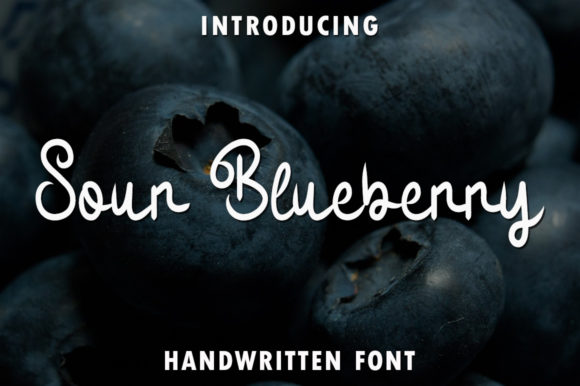 Transform Your Brand with Sour Blueberry Font
