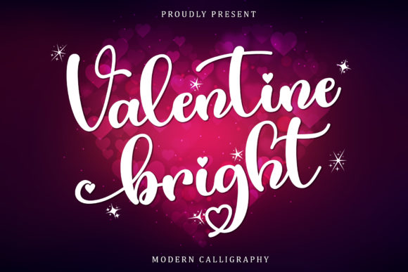 Valentine Bright: A Modern Script Font for Elegant Branding