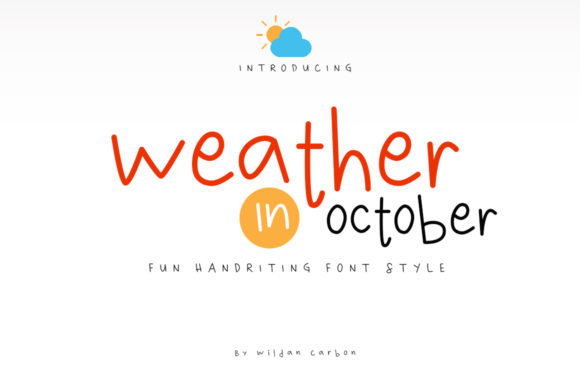 Weather in October: A Font for Charming Business Branding