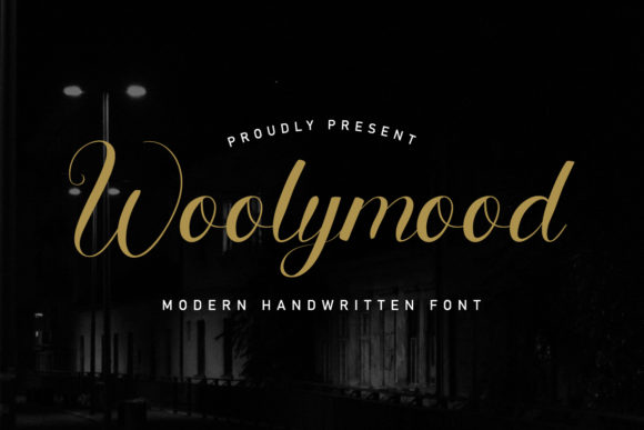 Woolymood: Elevate Your Brand with a Refined Handwritten Font